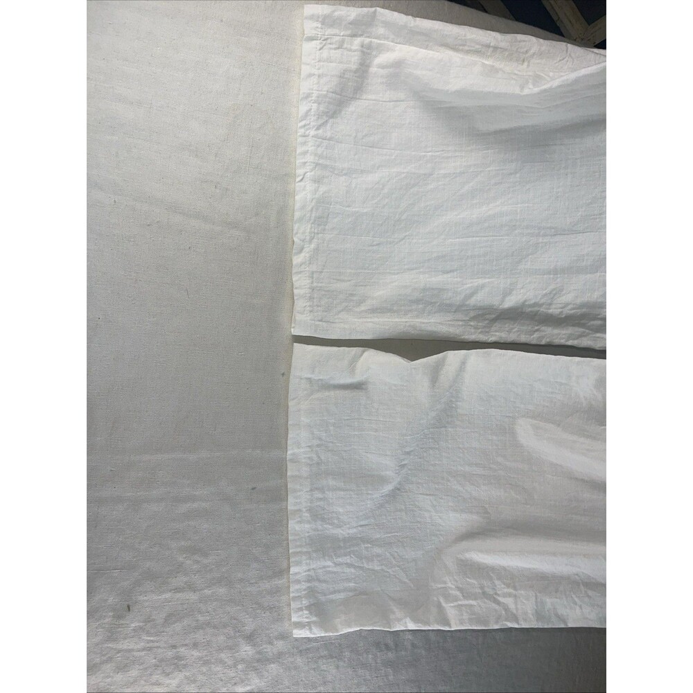 White Cotton Blend Beach Pool Coverup Summer Pants XL - Picture 5 of 11